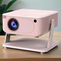 XNANO Fabricant Vente en gros Nouveau design Projecteur HA109 Rose Smart TV Projecteur Android 14 Grand écran Mise en miroir 720P