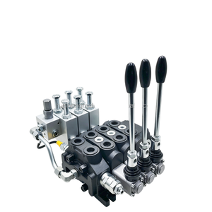 Vanne de commande directionnelle sectionnelle électro-hydraulique manuelle à double action Huamao DCV60 60L/min 3 bobines 315 bars pour la construction - Product Image 6