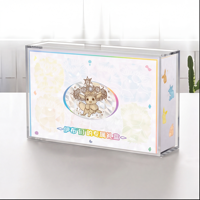 Boîte en acrylique personnalisée 2026 TC-G Master Strategy Deck Combat Set – Coffret cadeau et album de rangement pour cartes à collectionner avec motif monstre mignon