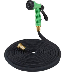 Ensemble de <span class=keywords><strong>tuyau</strong></span> <span class=keywords><strong>d</strong></span>'<span class=keywords><strong>arrosage</strong></span> <span class=keywords><strong>extensible</strong></span> multifonction de 50 pieds avec <span class=keywords><strong>pistolet</strong></span> à haute pression <span class=keywords><strong>pour</strong></span> l'<span class=keywords><strong>arrosage</strong></span> et le lavage de voitures - Product Image 1