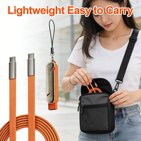 Cargador de Escritorio con Puerto USB-C de 240W, Adaptador, Cable de Datos Tipo C a Tipo C con Soporte de Viaje, Cables de Datos para Teléfono Celular