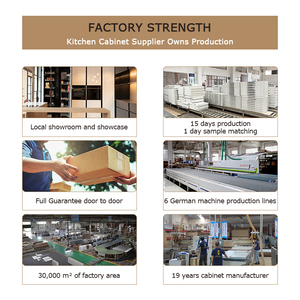 Prodeco đồ nội thất tùy chỉnh chất lượng cao hiện đại sơn mài kết thúc tự lắp ráp Trắng Shaker thiết kế tủ bếp cho căn hộ - Product Image 4