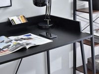 Meuble à cadre métallique, style simple, bureau à domicile, table d'écriture, table de lecture, table d'étude, support pour ordinateur portable, table d'ordinateur, bureau à domicile, salle d'étude et bureau