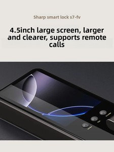 Cerradura Inteligente para Puerta Sharp S7-FV de Aleación de Aluminio con Reconocimiento de Venas Palmares, Huella Dactilar, Wi-Fi, Seguridad Nivel C, Almacenamiento Local para el Hogar - Product Image 4