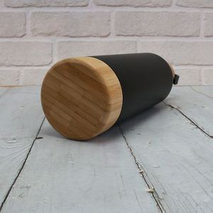Hot Sales 500ml Double Wall Stainless Steel Vacuum <b>Flask</b> Water Bottle Bamboo Lid/Base Customized Logo Thermal Wholesale - Product Image 3