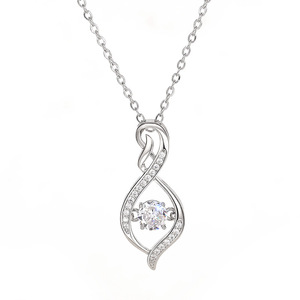 Collana con Ciondolo Rotondo Geometrico Mobile per Donne, Elegante Gioiello di Moda per Uso Quotidiano, Idea Regalo - Product Image 3