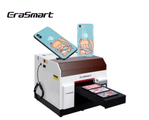 Erasmart L800头平板紫外压印数字手机套打印机高尔夫球标志印刷机A4紫外打印机
