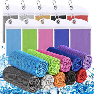Custom LOGO Tennis Sport Ice Cooling Towel for Sale Sport Gym Swimming Cool Towels Quick Dry Sweat-Absorbent Outdoor Fitness - Product Image 2