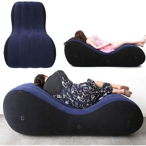 Canapé gonflable, banc-lit, fauteuil magique en forme de S, oreiller, meubles pour adultes, repos, repos pour enfants, jeux, jouets, aide pour les couples - position amoureuse - Product Image 1
