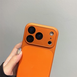 เคสโทรศัพท์มือถือแบบแม่เหล็กสีออริจินัล รุ่น Trend  วัสดุกระจกฝ้า สำหรับ iPhone 17 Air 16 Pro Max  พร้อมเลนส์ป้องกันกล้อง  ด้านหลังแบบด้าน  วัสดุ TPU - Product Image 5