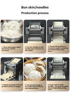 Machine à nouilles électrique coupe-pâtes domestique pour spaghetti, fettuccine, emballages de boulettes
