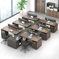 Nouveau bureau de conception personnalisée moderne poste de travail pour personnel unique table d'ordinateur bureaux de poste de travail établi pour employés
