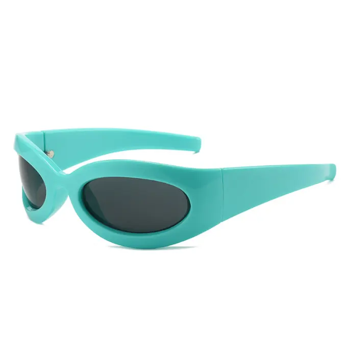Nouveau Y2K lunettes de soleil mode Macaron sport lunettes de soleil personnalité avant-garde tendance lunettes de protection UV