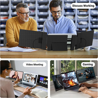 Écran Portable Moniteur OEM ODM 14 Pouces FHD 1080P IPS S3 Triple Affichage pour Ordinateurs Portables 13-17"