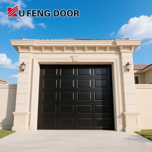 Portes <span class=keywords><strong>de</strong></span> <span class=keywords><strong>garage</strong></span> pliantes modernes en acier noir, isolation thermique, fonctionnement électrique ou manuel, protection des doigts, solution complète - Product Image 3