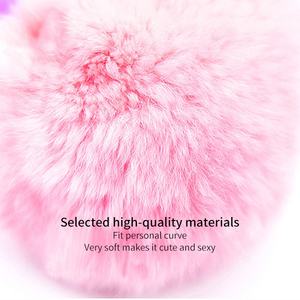 Plug Anale in Metallo con 10 Colori per un Divertimento Sexy, Plug Anale a <span class=keywords><strong>Coda</strong></span> <span class=keywords><strong>di</strong></span> <span class=keywords><strong>Coniglio</strong></span> in Metallo Rosa con Fiocco, Butt Plug con <span class=keywords><strong>Coda</strong></span> - Product Image 6