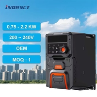 Variateur de fréquence VFD 220V 380V 0,75KW(1HP) 1,5KW(2HP) 2,2KW(3HP) monophasé et triphasé pour moteurs