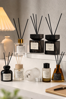 Grand flacon diffuseur personnalisé en céramique, flacon diffuseur en verre avec boîte