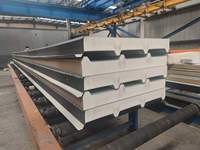 Panneau sandwich extérieur en polyuréthane blanc, bleu et vert, panneau de toiture sandwich en acier PU PIR