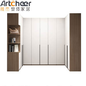 Muebles de Dormitorio de Foshan, Armario Inteligente Moderno de Color Blanco, Diseño de Armario de Dormitorio Personalizado de Lujo, Material de Madera Contrachapada, Precio Económico - Product Image 5
