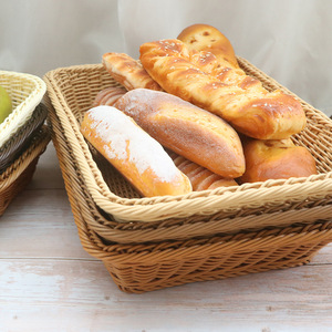 Woven Storage <b>Baskets</b> Bowl L <b>Stackable</b> Fruit And Vegetable <b>Basket</b> - Product Image 2