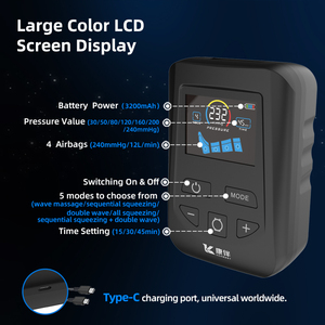 Hệ Thống Nén Phục Hồi Chân Ống Bọc Nén Khí Thoát Bạch Huyết Chân Kèm Bơm - Product Image 2