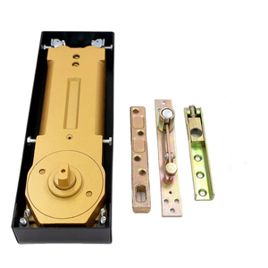 Charnière de <span class=keywords><strong>porte</strong></span> en verre hydraulique à double cylindre en alliage d'aluminium moderne à vitesse réglable de haute qualité, capacité 120 kg - Product Image 4