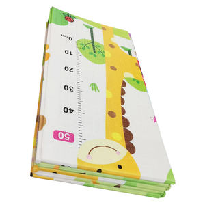 Tapis de jeu pour bébé XPE, tapis de jeu épais, pliable, réversible, tapis de jeu pour bébé non toxique, mousse XPE souple, tapis de ramper pour bébé - Product Image 5