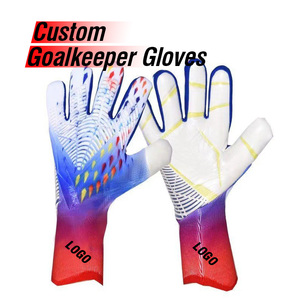 Wholesale Design Logo Strong Control and <strong>Grip</strong> Soccer Goalkeeper <strong>Gloves</strong> with Anti-Slip Latex Palm Finger Protection Goalie <strong>Gloves</strong> - Product Image 1