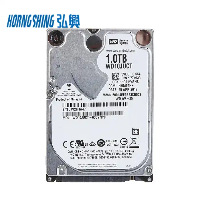 Bliv sammenfiltret Egern cigar Source HORNG SHING Supplier Low Power Consumption WD10JUCT 1 TB 3.0 Gbps  2.5 Inch 5400 rpm 1 Terabytes Western Internal HDD on m.alibaba.com