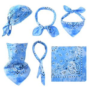 Venta al por mayor impresión personalizada divertida Hip Hop algodón Paisley Bandana - Product Image 6