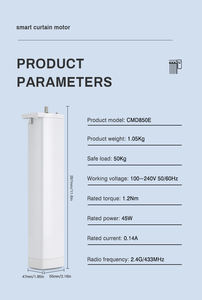 Vente en gros Jardins Google Home Tuya WIFI Alexa Commande vocale Ouvreur électrique pour Smart Curtain Motor Driver <span class=keywords><strong>Robot</strong></span> Automatique - Product Image 3