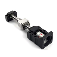 Kit de vis à billes 12mm 16mm 20mm 25mm 32mm 40mm 50mm avec roulement SFU1204/SFU1605 pour siège de moteur Nema23/Nema34, usage intensif pour machines CNC