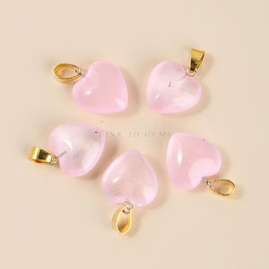 عيد الحب الزجاج الكريستال الحب القلب DIY صنع المجوهرات قلادات الأقراط الملحقات - Product Image 4