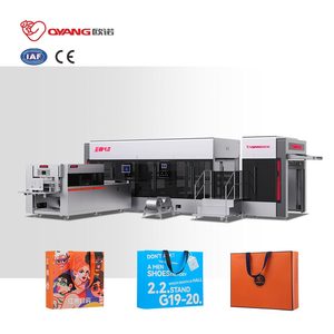 Máquina para hacer bolsas de papel de regalo de lujo a <span class=keywords><strong>precio</strong></span> de fábrica Oyang para bolsas de compras con componentes de núcleo PLC de rodamiento de Motor - Product Image 1