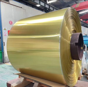 Foglio di Alluminio 3003 H24 Colore Oro 0,05mm con Rivestimento in PE su un Lato e Resina Epossidica sull'<span class=keywords><strong>Altro</strong></span> - Product Image 6