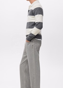 Suéter de Punto de Lana/Nylon Vintage para Mujer, Otoño 2027, Color Sólido, Casual, con Logotipo Personalizado OEM, Mangas Largas y Cierre Frontal - Product Image 4