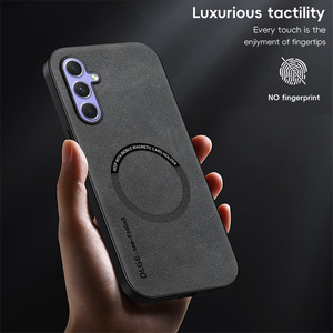 Custodia magnetica per telefono in pelle con carica Wireless per <span class=keywords><strong>Samsung</strong></span> Galaxy A14 A53 <span class=keywords><strong>A33</strong></span> A23 A13 A04S A32 A22 A71 A51 A24 <span class=keywords><strong>Cover</strong></span> morbida paraurti - Product Image 6