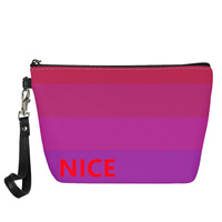 Trousse de Toilette Personnalisée Motif Arc-en-ciel Gay avec Fermeture Éclair pour Escapade Courte, Usage Quotidien sur le Campus et Vente en Gros