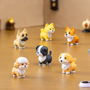Cartoon Mini Dog Figurines Miniature Puppy Figures Plastic Crafts <b>Ornaments</b> for DIY <b>Easter</b> Eggs Micro Landscape Bonsai Decor - Product Image 2