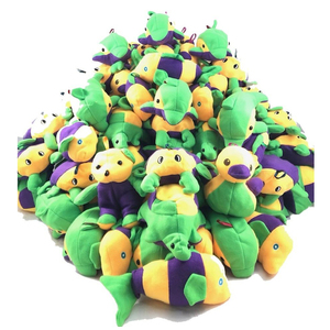 Giá Rẻ Các Kiểu Carnival Phong Cách Thú Nhồi Bông Đồ Chơi Sang Trọng Màu Tím Màu Xanh Lá Cây Vàng Mardi Gras Mix 8Inch Sang Trọng Mix Sang Trọng - Product Image 4