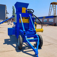 Presse à balles hydraulique automatique Longmiao, conception à trois cylindres pour la paille de riz, la paille et les matériaux biomasse