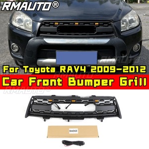 Grille de pare-chocs avant de voiture, grilles de course, calandre pour Toyota RAV4 2009-2012, kit carrosserie, accessoires automobiles - Product Image 2