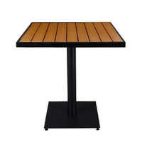 Mobilier d'extérieur commercial, café, restaurant, table et chaises d'extérieur à structure métallique, design léger et luxueux