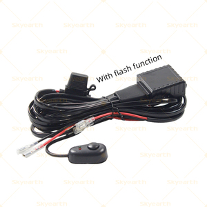 Kit d'interrupteur de faisceau de câbles pour voiture camion 3-50V Barre lumineuse de travail à LED Câble de bande lumineuse de conduite avec module stroboscopique pour SUV <span class=keywords><strong>ATV</strong></span> UTV - Product Image 1