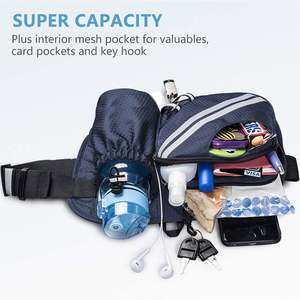 Su geçirmez yürüyüş bisiklet koşu Hip Hop koşucular kemer bel çantası spor Fanny paketi su şişesi tutucu ile - Product Image 6