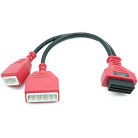 Câble adaptateur OBD2 pour Nissan Sylphy (16 + 32 broches à 16 broches) Compatible Scanner 16 + 32 adaptateur de passerelle pour Nissan Key Pragramming