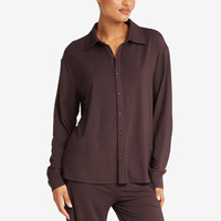 Anpassen Oem Pyjamas Shirts und Hosen Frauen Baumwolle und Spandex Nachtwäsche Frauen 2 Stück Lounge Set
