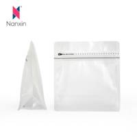 Pas quantité minimale de commande pas d'impression de grains de café carrés visibles sacs de café clairs mats