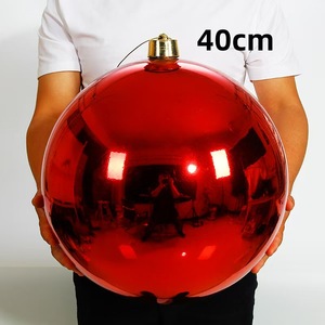 Palline di Natale in Plastica di Alta Qualità 12cm 60cm, Stampa UV Ecologica, 6 Colori, Direttamente dalla Fabbrica per lo Shopping - Product Image 5